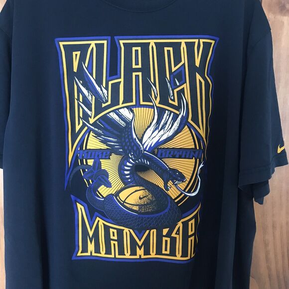 Nike Kobe Bryant Black Mamba Predator Lakers Dri Fit Tee Shirt Mens 3XL XXXL - Picture 3 of 10